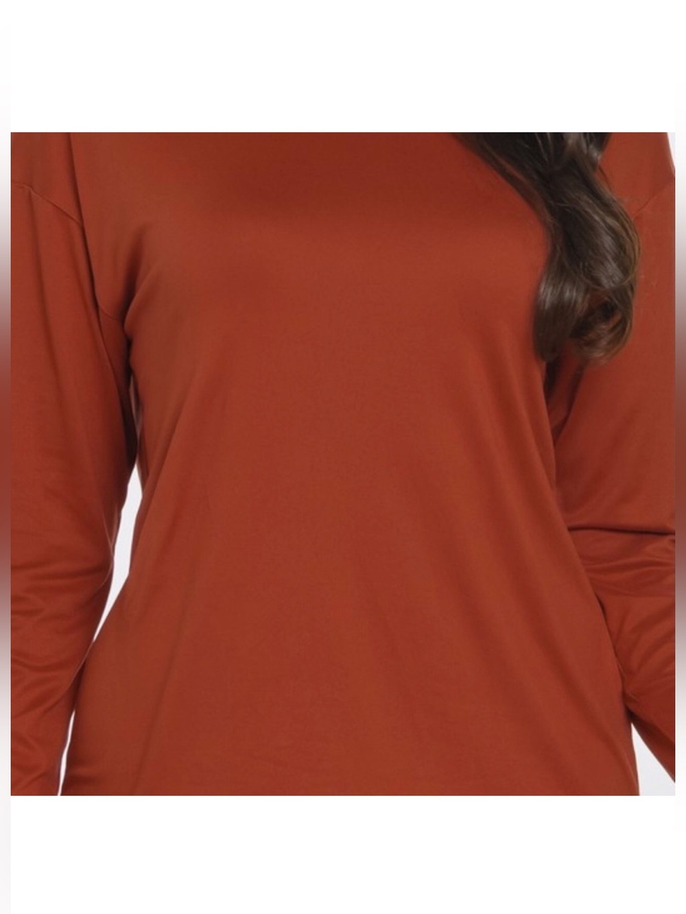 NWT UGG Aidelene Long Sleeve Tee in Rubious (Red) - Size Large - Picture 2 of 7